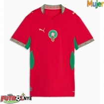 Camiseta Marruecos Primera Equipación para mujer Mundial 2026 manga corta